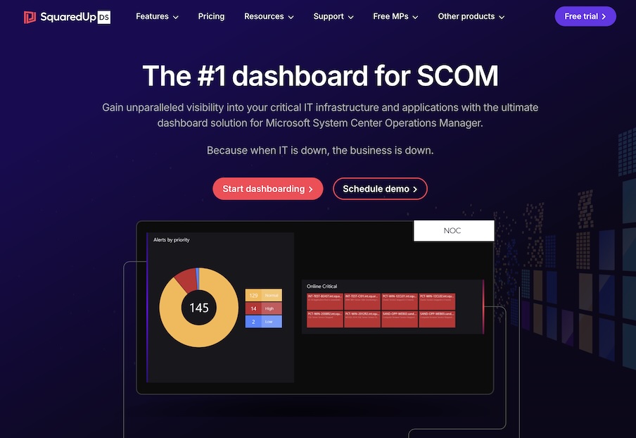 SquaredUp Website Redesign