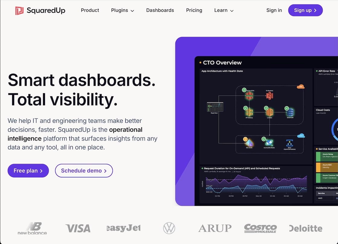 SquaredUp Website Redesign